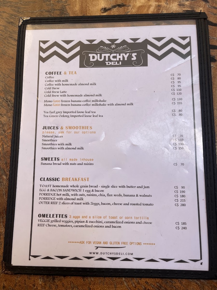 Menu Dutchy's Deli-2